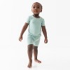 Kyte Baby Short Sleeve Pajamas in Sage - image 3 of 4