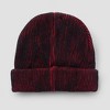 Men's Deadpool Rib-Knit Beanie - Black: Acrylic, Pull-On, Midweight, Ribbed Cuff, Movie Logo - 2 of 2