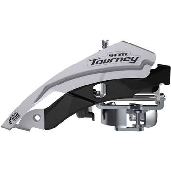 Shimano Tourney FD-TY601-L3 Front Derailleur - 6/7/8-Speed, Triple, Top Swing, Dual Pull, 31.8/34.9mm, 63-66° Chainstay