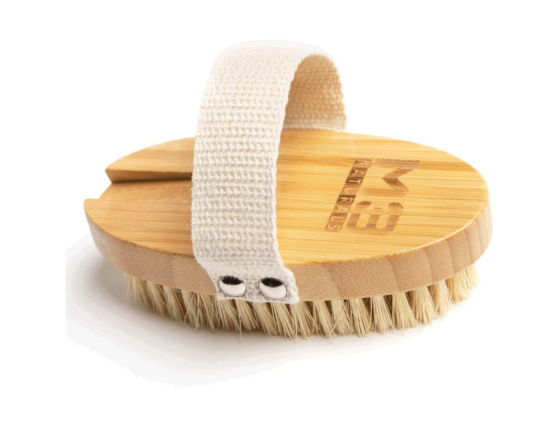 Firm Dry Body Brush, Anti-Cellulite Brush for Blood Circulation & Smoothing, Includes 1 Hand-Held Brush, M3, 1ct