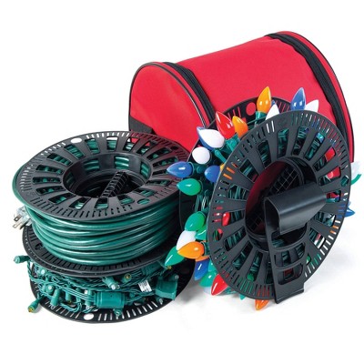 TreeKeeper Santa's Install and Store Light Storage Bag with Reels