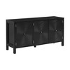 NicBex  Modern Sideboard,Kitchen Storage Cabinets with Different Pattern Design for Kitchen and Dining Room,Black/Blue - 2 of 4