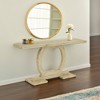 Boraam Zen Rectangular Console Table Barnwood Sandblast Finish - 2 of 4