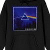 Pink Floyd Color Prism Long Sleeve Men's Black Hooded Sweatshirt - 2 of 3