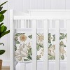 Sweet Jojo Designs Girl BreathableBaby Breathable Mesh Crib Liner Baby Nursery Vintage Floral Blue and Yellow - 4 of 4