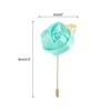 Unique Bargains Ceremony Anniversary Rose Wedding Groom Boutonnieres Pins 2"x3.5" 10 Pcs - 2 of 3