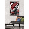 Trends International NBA Portland Trail Blazers - Maximalist Logo 23 Framed Wall Poster Prints - 2 of 4