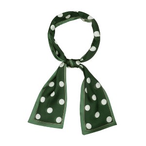 INSPIRE CHIC Women's Lovely Polka Dot Pattern Hair Band Neck Wraps 38.5x3.5 inches(LxW) - 1 of 4
