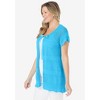 Woman Within Plus Size Tie-Neck Pointelle Cardigan Sweater - 4 of 4