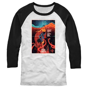 Men's Stranger Things Retro The Dive Poster Baseball Tee - 1 of 3