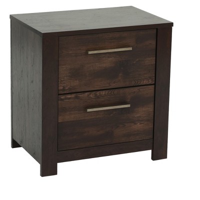 NicBex 2 Drawers Dresser for Bedroom,Chest of Drawers with Black Metal Handle Design,Modern Freestanding Dresser,Storage Dressers for Bedroom