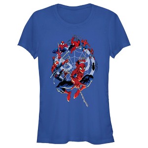 Juniors Womens Spider-Man: Beyond Amazing Evolution T-Shirt - 1 of 4