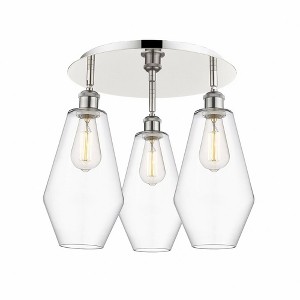 Cindyrella - 3 Light Flush Mount In Industrial Style-14.5 Inches Tall and 18.75 Inches Wide - 1 of 1