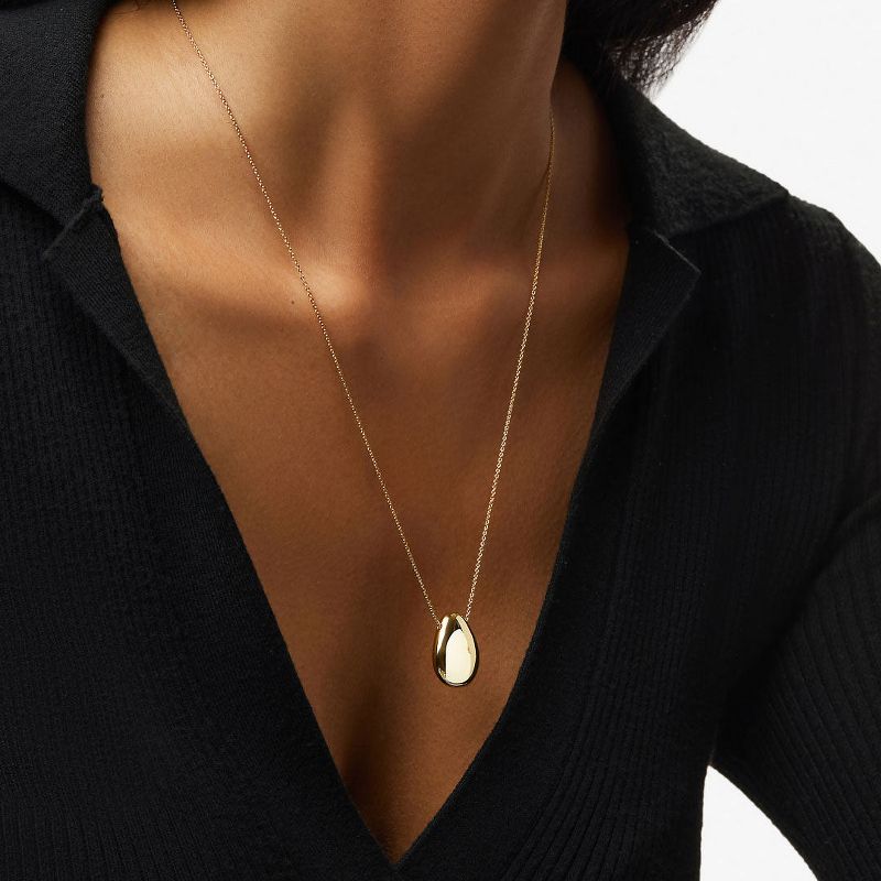 Ana Luisa - Gold Pendant Necklace  - Pebble, 4 of 6