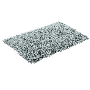 Knightsbridge Chenille Shaggy 220 GSF Non Skid Back Bath Rug - 1 of 4