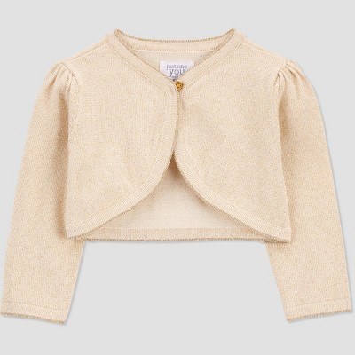 gold baby sweater