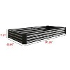 Kelly Galvanized Metal Patio Garden Bed, Raised Flower Box for Flower and Vegetable Planters, Outdoor Furniture - The Pop Home - 4 of 4