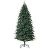 Matte Black Artificial Christmas Tree with 818 Tips, 250 Warm White Lights, 8 Lighting Modes, UV-Resistant PVC Needles - 2 of 4