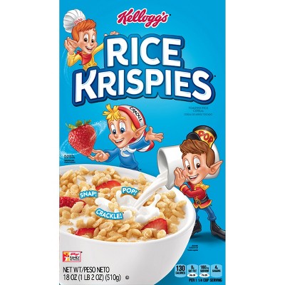 Rice Krispies Toasted Rice Breakfast Cereal – 18oz – Kelloggs – Target ...