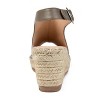 Journee Collection Womens Crew Wedge Heel Espadrille Sandals - 3 of 4