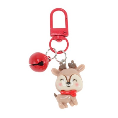 Unique Bargains Christmas Keychain Lobster Clasp Alloy Multi-colored Resin