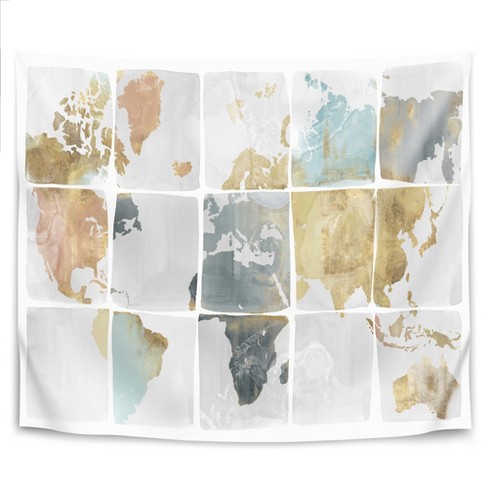 World map tapestry online target