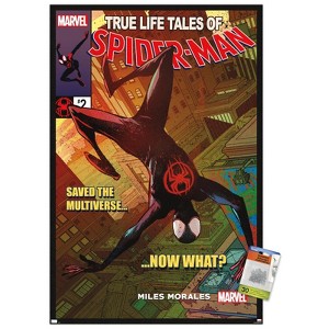 Trends International Marvel Spider-Man: Across the Spider-Verse - Now What Cover Unframed Wall Poster Prints - 1 of 4