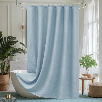 LunaLulinlk Thick Waffle Weave Shower Curtain