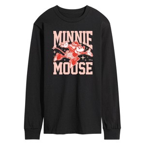 Men's - Disney - Minnie Arms Up Long Sleeve Graphic T-Shirt - 1 of 4