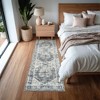 Washable Living Room Area Rug Large Vintage Printed Accent Carpet Non Shedding Oriental Distressed Floor Cover Foldable Indoor Mat - 3 of 4