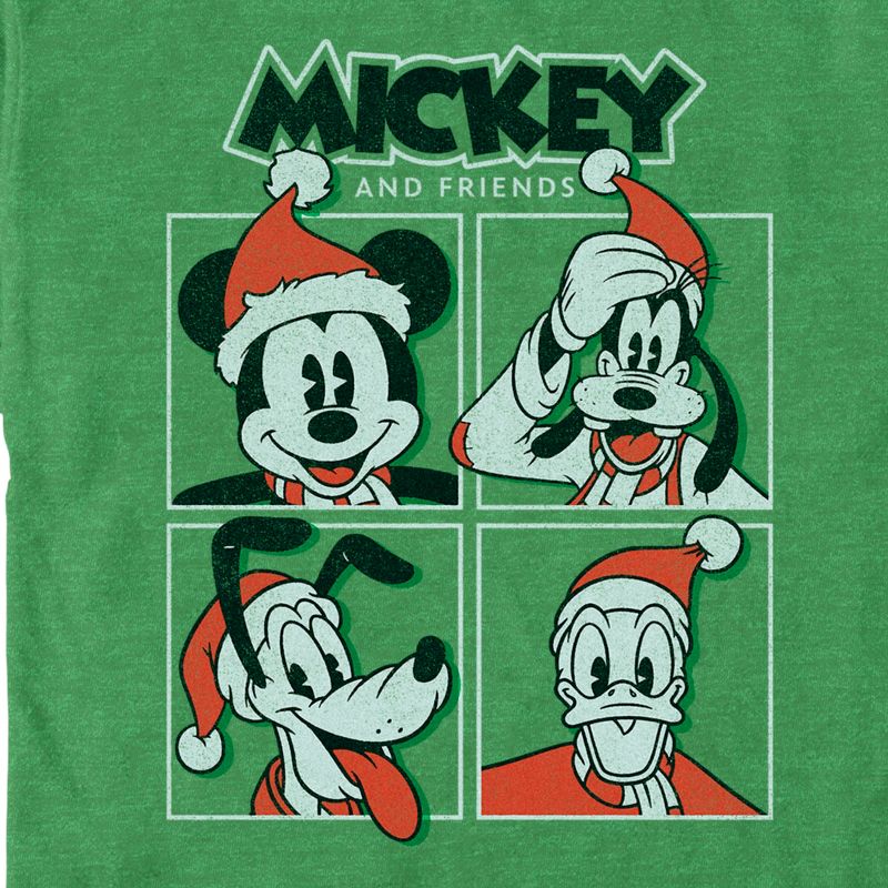 Men's Mickey & Friends Christmas Crew Portraits T-Shirt, 2 of 4