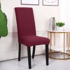 PiccoCasa Knit Spandex Seat Cover for Dining Chair 1 Pc - 3 of 4