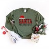 Simply Sage Market Women's Graphic Sweatshirt  Santa Stop Judging Me Plaid - 3 of 4
