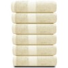 White Classic Luxury 100% Cotton Hand Towels Set of 6 - 16x30" - 2 of 4
