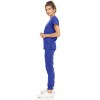 MediChic Womens 8-Pocket Scrubs Set- V-Neck with 4-Pocket Jogger Scrub Pants - 3 of 4