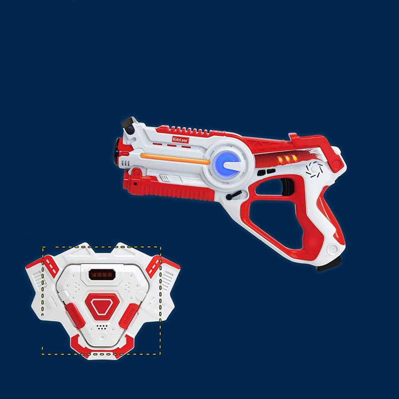 Kidzlane Laser Tag Set – 4 Player Set with Vest and Spider Target, 3 of 5