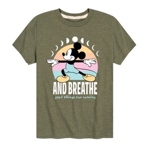 Boys' - Disney - Mickey And Breathe Short Sleeve Graphic T-Shirt - 1 of 4