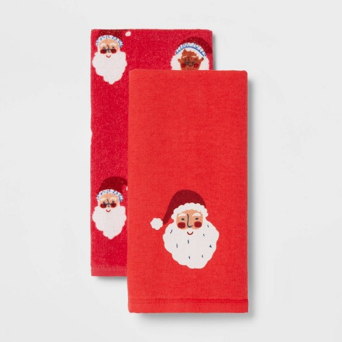 christmas bath towels