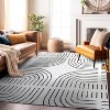 World Rug Gallery Bohemian Lines Washable Non Slip Area Rugs - 2 of 4