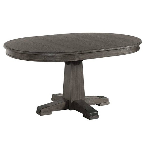 Foundry Round Extendable Dining Table, Round Pedestal Extension Dining Table