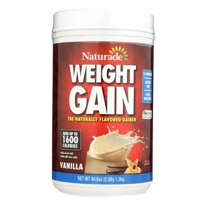 Naturade Vanilla Weight Gain - 40 oz - 1 of 4