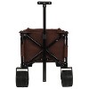 CAVINAS Utility Park Garden Wagon Cart, Shopping Cart Garden Cart with Wheels, Outdoor Picnic Wagon for Camping, Shopping - 4 of 4