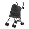 JVNOXK-Pet Stroller for Small Dogs Cats with Mesh Ventilation, Lightweight Foldable Design, Cup Holder, Black - 3 of 4