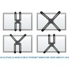 Mount-It! Heavy Duty Computer Monitor VESA Adapter Mounting Kit Up to 27" Black - 2 of 4