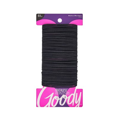 Goody  Ouchless Elastic Hair Ties - Black - 51ct