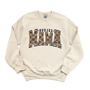 Simply Sage Market Women's Graphic Sweatshirt Boujee Mama Plaid - 1 of 4