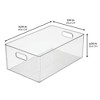 InterDesign Large Plastic Storage Bin with Handle - 2 of 3
