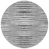 Silver Gray And Charcoal Striped Washable Indoor Outdoor Area Rug - 4 of 4