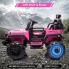2 Seaters Kids Ride On Truck with Remote Control,20“ Large Seat Ride On Car for Toddlers - 3 of 4