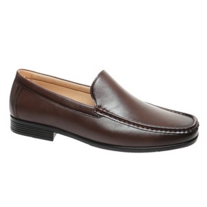 Marco Ferrara Mens Tripp-1 PU Leather Slip On Moccasin Casual Dress Shoes-  Brown (11) : Target